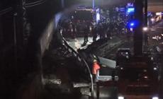 Bus precipitato a Mestre, i soccorritori al lavoro sul luogo dell'incidente