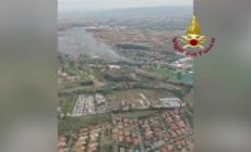 Fiamme in una struttura vicina ai campi del Marco Simone, in azione i vigili del fuoco