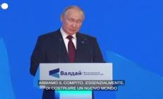 Putin: "La nostra missione e' costruire un nuovo mondo"