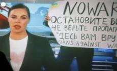Protesto' in tv, 8 anni alla reporter russa no war