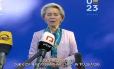 Migranti, von der Leyen: "Piano Lampedusa e memorandum con Tunisi"