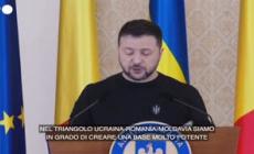 Ucraina, Zelensky a Bucarest parla di sicurezza e grano
