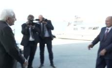 Mattarella all'inaugurazione del Palermo Marina Yachting