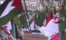 Algeri, migliaia in piazza in solidarieta' con la Palestina