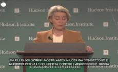 Von der Leyen: "Europa e America stiano unite al fianco di Israele e Ucraina"