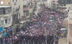 Amman, manifestazione di  solidarieta' con i palestinesi