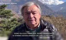 Clima, Guterres: "I ghiacciai si stanno sciogliendo a un livello record"