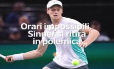 Orari impossibili, Sinner si ritira in polemica