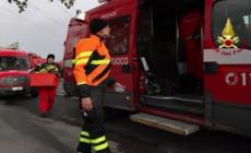Maltempo in Toscana, le operazioni di soccorso a Campi Bisenzio
