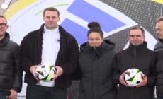 Euro 2024: Neuer, Sasic e Lahm presentano il pallone del torneo