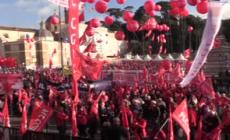 Sciopero Trasporti, i lavoratori in piazza del Popolo: "spero sempre di tornare salvo a casa"