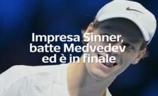 Impresa Sinner, batte Medvedev ed e' in finale
