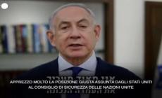 Netanyahu: "Veto Usa giusto, guerra contro Hamas continua"