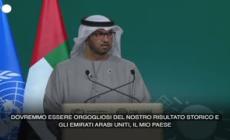 Cop28, Al Jaber: "Accordo storico, Emirati sono orgogliosi"