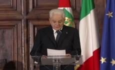 Mattarella: "Aveva ragione il Papa, guerra mondiale a pezzi"