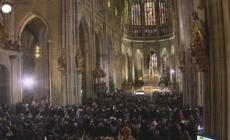 Sparatoria universita' Praga, la messa in ricordo delle vittime