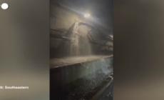 Inghilterra, l'allagamento del tunnel dei treni Eurostar