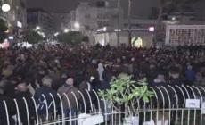 Cisgiordania, manifestazione a Ramallah dopo la morte del numero due di Hamas