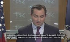 Usa:  "Escalation del conflitto in Medio Oriente non e' nell'interesse di nessuno"