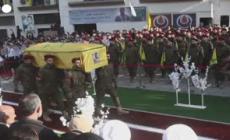 Libano, i funerali del dirigente di Hezbollah Wissam Tawil