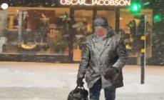 Svezia, tempesta di neve a Stoccolma
