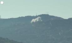 Libano, attacchi israeliani nel sud del Paese: nubi di fumo sulle colline