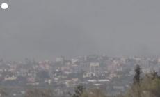 Gaza, il fumo si alzano nel sud della Striscia dopo gli attacchi dell'Idf