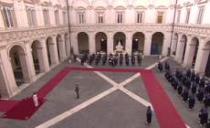 Palazzo Chigi, Meloni accoglie il presidente argentino Milei