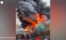 Goteborg, incendio devasta il parco divertimenti piu' grande della Svezia