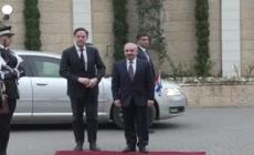 Ramallah, il primo ministro palestinese incontra il premier olandese Rutte