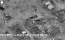 Gaza, l'esercito israeliano mostra gli attacchi contro obiettivi di Hamas
