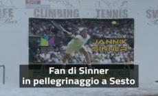 Tennis, i fan di Sinner in pellegrinaggio a Sesto Pusteria - Video