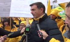 Coldiretti protesta a Bruxelles, il presidente Prandini: "Dare giusto riconoscimento ad agricoltori"