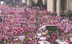 Protestano gli agricoltori polacchi, bloccato il centro di Varsavia