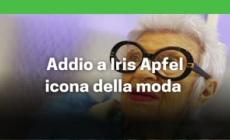 Addio a Iris Apfel, eccentrica icona della moda
