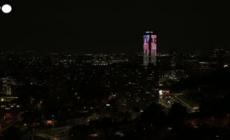 Omaggio a Gabriel Garcia Marquez, a Bogota' si illumina la Torre Colpatria