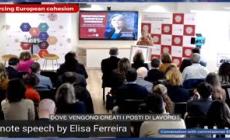 Coesione: Ferreira, "Creare posti di lavoro nelle regioni piu' deboli"