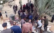 Gaza, il campo profughi di Nuseirat dopo il raid israeliano