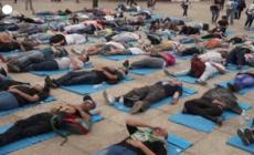 Giornata mondiale del sonno, "siesta di massa" a Citta' del Messico