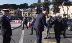Festa dell'Unita' d'Italia, Mattarella depone una corona al Milite Ignoto