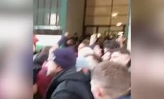 Roma, tensione tra studenti e polizia alla Sapienza