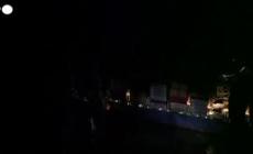 Crollo ponte, elicotteri sorvolano il luogo del disastro