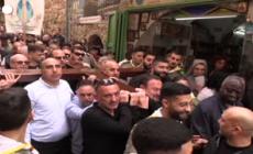 Gerusalemme, i cristiani alla processione del Venerdi' Santo