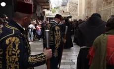 Gerusalemme, i cristiani celebrano il Venerdi' Santo