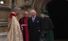 Carlo con Camilla alla tradizionale messa di Pasqua a Windsor