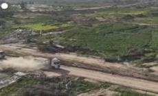 Gaza, camion di aiuti umanitari al valico di Kerem Shalom
