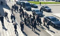 Mattarella arrivato all'Universit&agrave; di Trieste