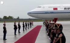 Il presidente cinese Xi Jinping e' arrivato in Francia per incontro con Macron