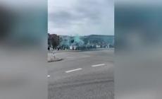 Manifestazioni pro-Palestina per le strade di Malmo