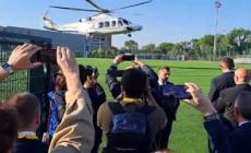 Papa Francesco arriva a Verona, le Autorita' locali ad accoglierlo